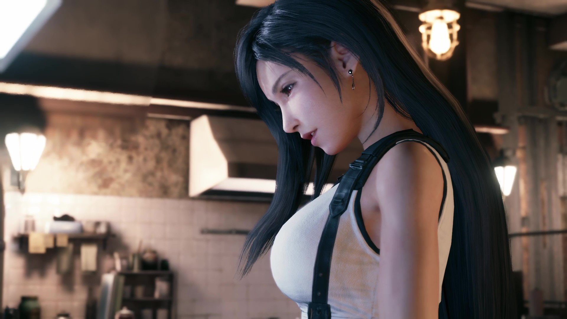 【画像】FF7リメイク、新しく公開された『少女時代のティファ』のイラストとCGが可愛いｗｗｗｗｗ